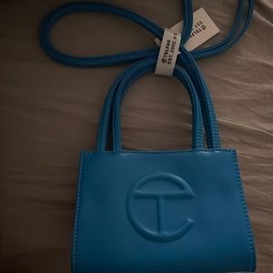 small Telfar Cyan bag